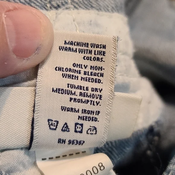 OshKosh Toddler Girl's Denim Overall Dress Pockets Size 24 months EUC - Picture 10 of 10